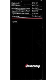 Courtenay Ltd Flashmeter FM 44 A manual. Camera Instructions.